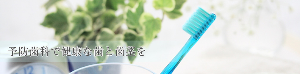 予防歯科で健康な歯と歯茎を