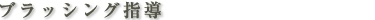 ブラッシング指導